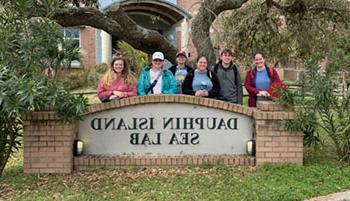 students at Dauphin Island Sea Lab